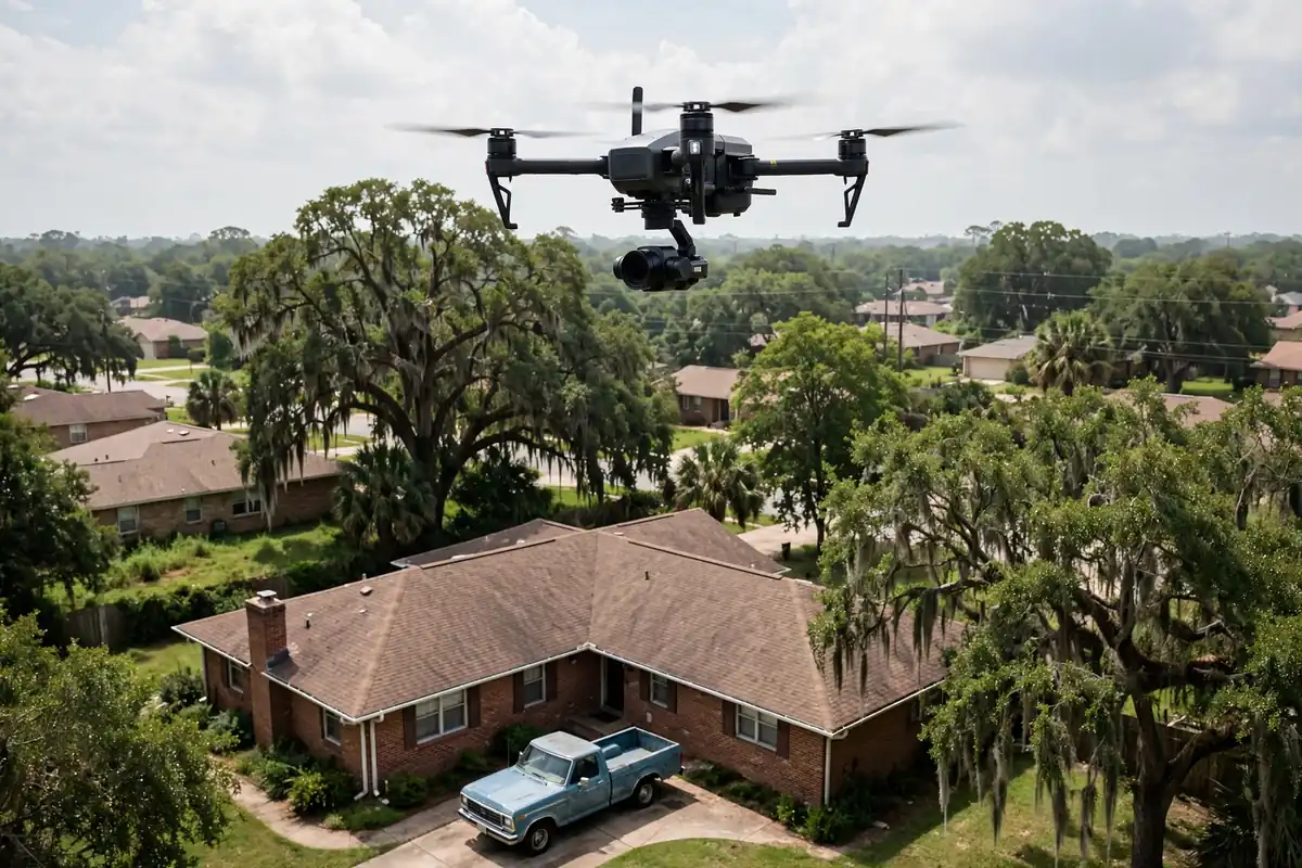 Inspección del Techo con Dron in Channelwood, Channelview, TX