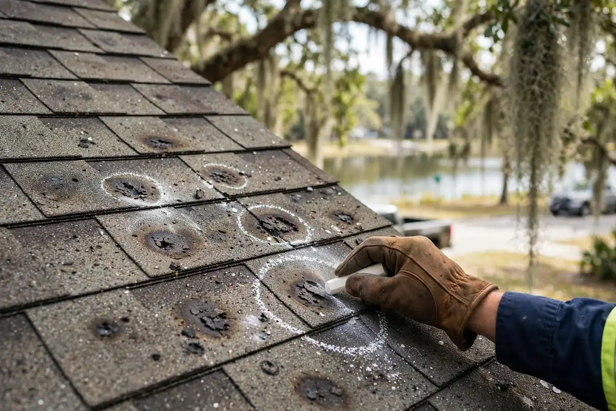Inspección de Daños por Granizo in Lakeview Homes, Channelview, TX