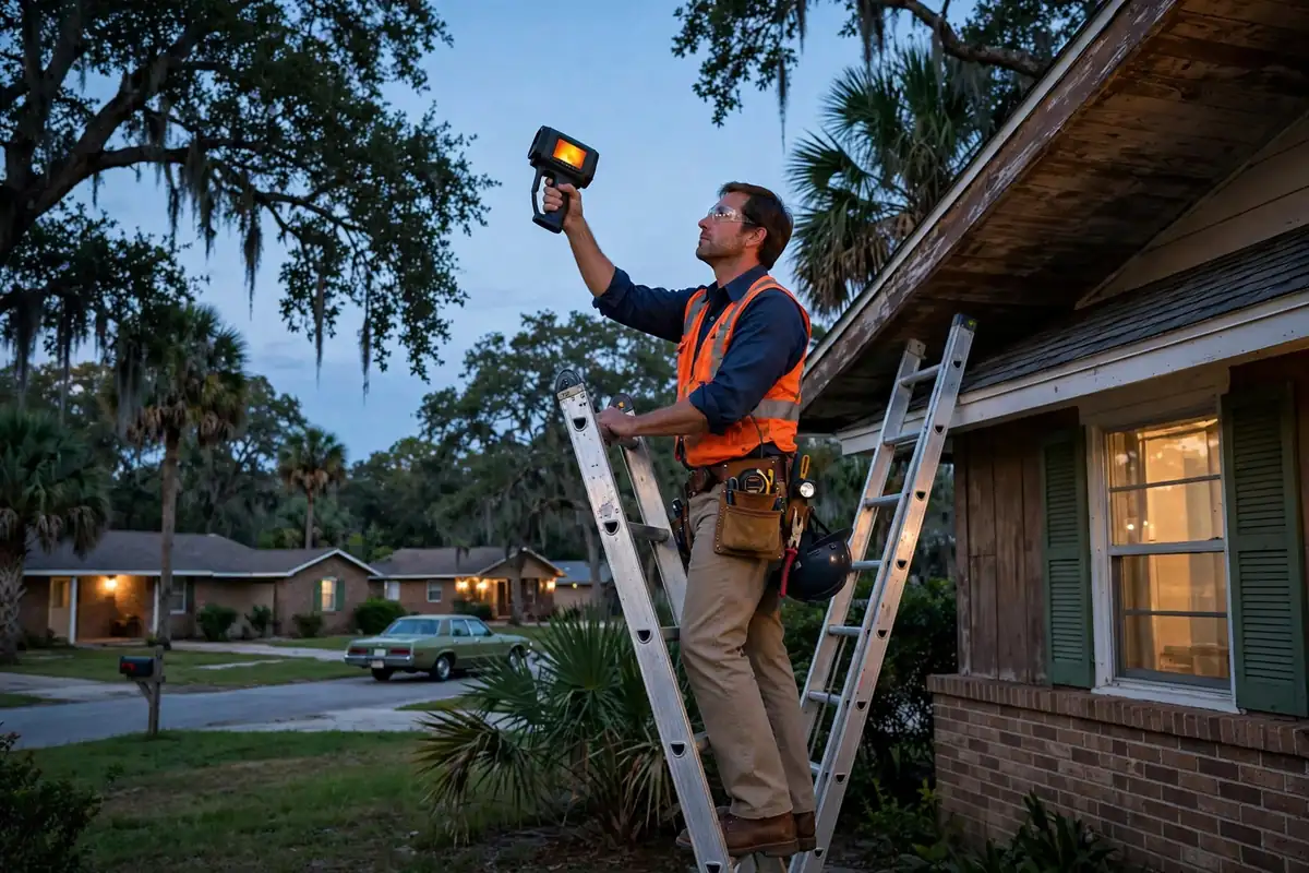 Inspección de Humedad con Infrarrojos in Old River Manor, Channelview, TX