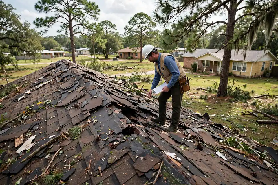 Inspección de Daños por Tormenta in Old River Acres, Channelview, TX