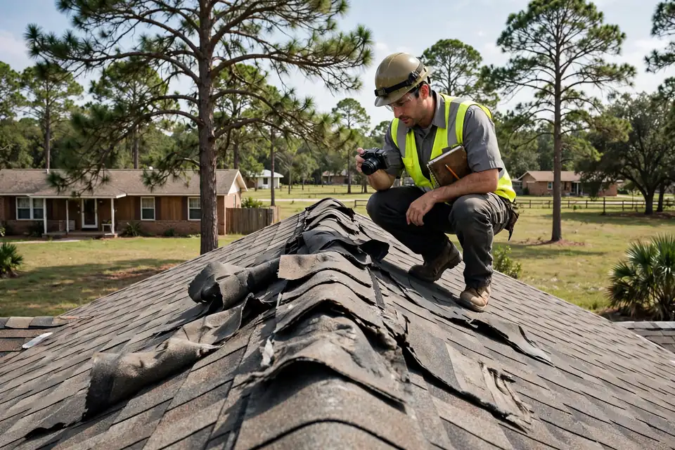 Inspección de Daños por Viento in Old River Acres, Channelview, TX