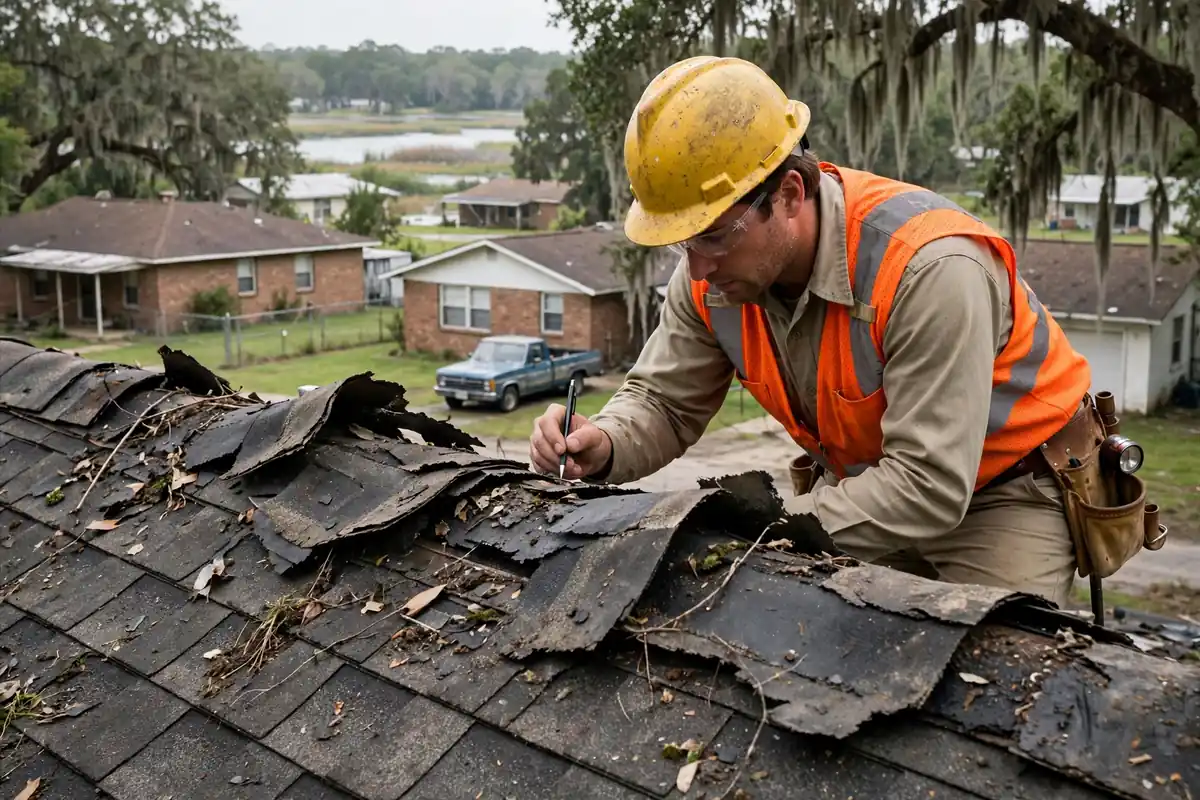 Inspección de Daños por Viento in Old River Terrace, Channelview, TX