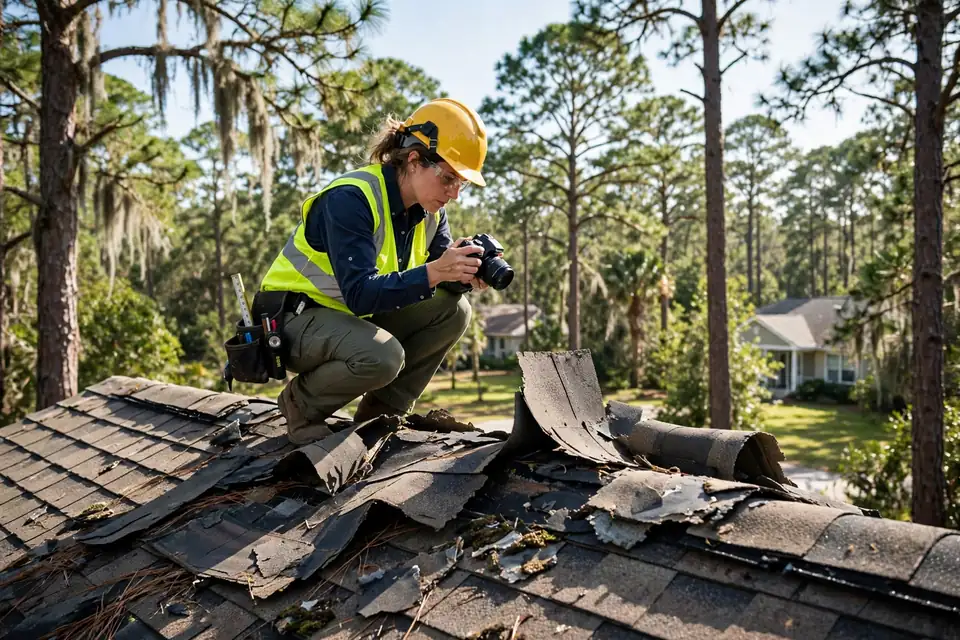 Inspección de Daños por Viento in Sterling Forest, Channelview, TX